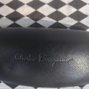 Salvatore Ferragamo Black Eyeglass Holder/Case